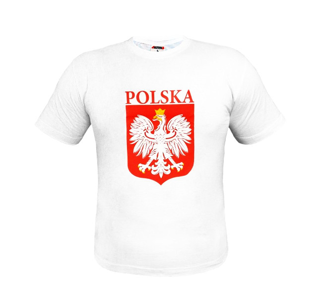 Koszulka z nadrukiem Biało-Czerwoni biała rozmiar XL