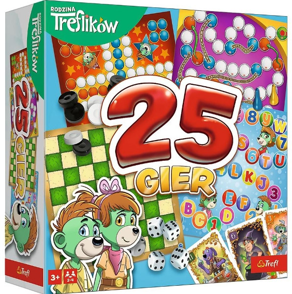 Kalejdoskop 25 gier Rodzina Treflików