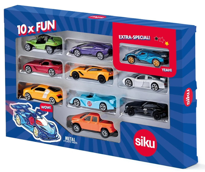 Siku Super Set 10 aut sportowych