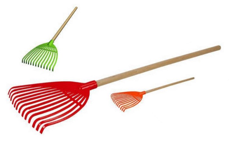 Grabie z trzonkiem drewnianym 60cm Lena