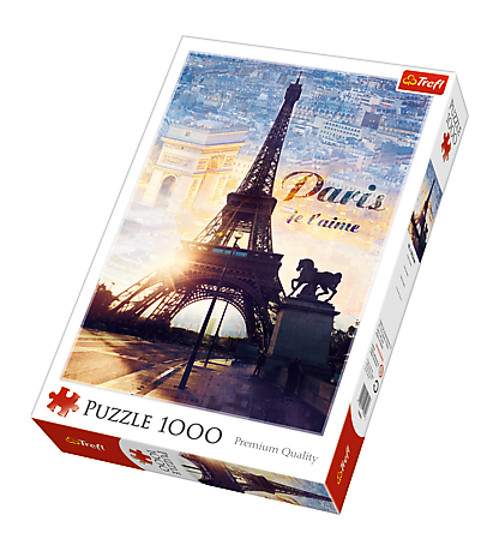 Puzzle 1000 el. Paryż o świcie