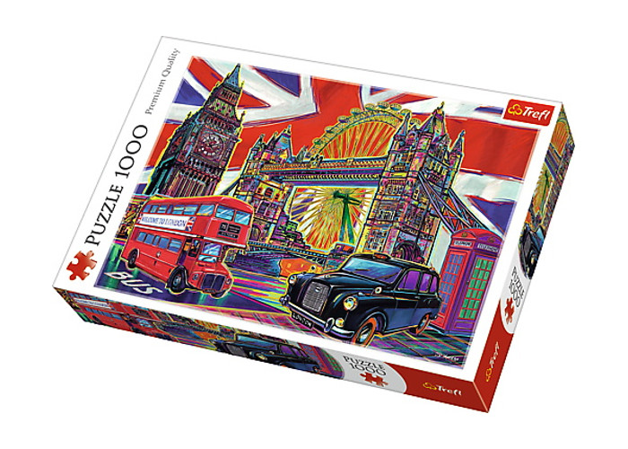 Puzzle 1000 Kolory Londynu