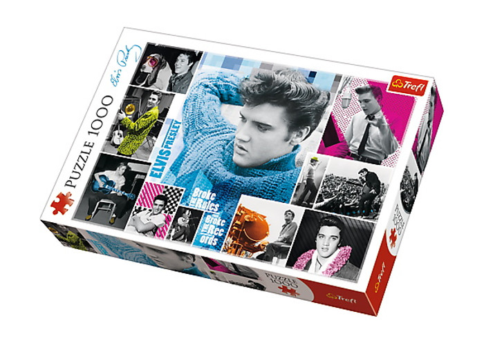 Puzzle 1000 Elvis Presley wiecznie młody