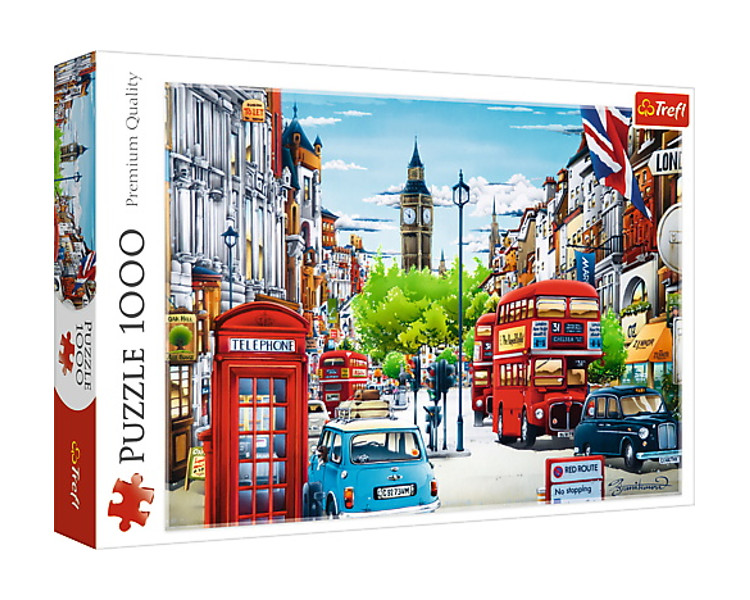 Puzzle 1000 el Ulica Londynu
