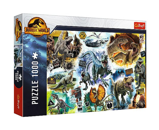 Puzzle 1000 Na tropie dinozaurów
