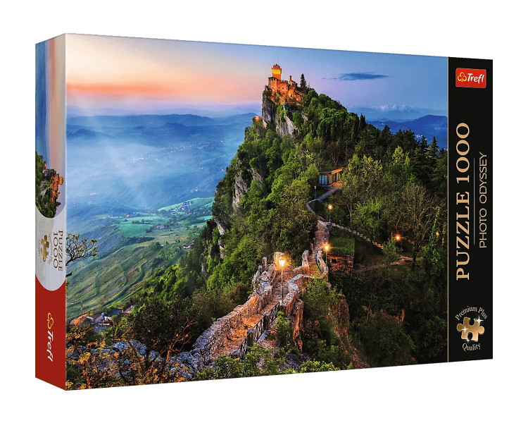 Puzzle 1000 Premium Plus Wieża Cesta San Marino