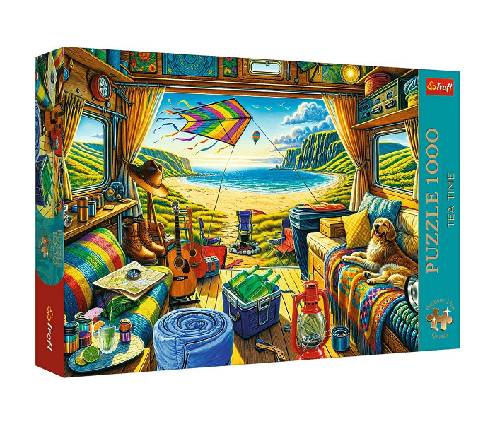 Puzzle 1000 Premium Plus Kamperem w podróży