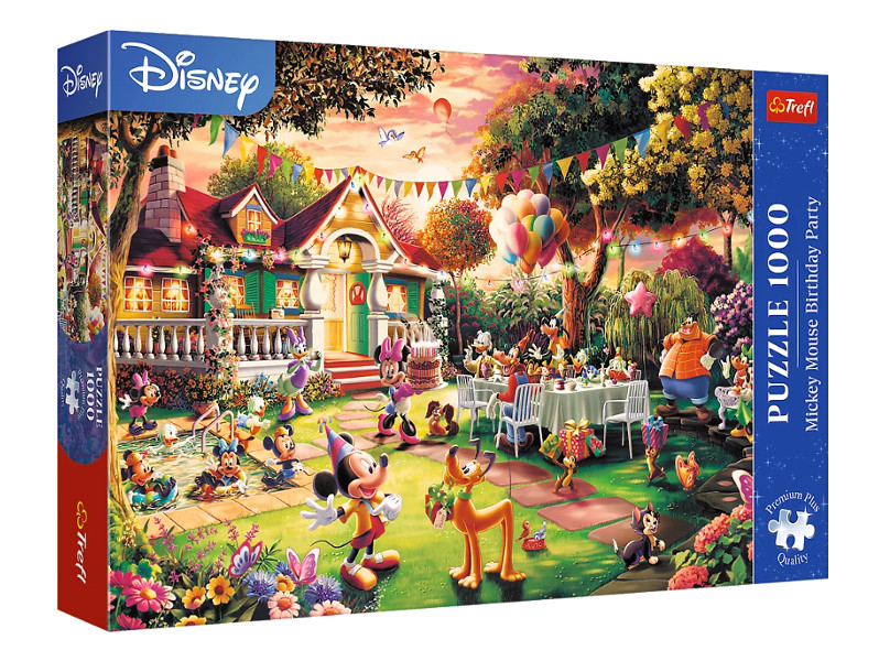 Puzzle 1000 Premium Plus Przyjęcie urodzinowe Myszki Mickey