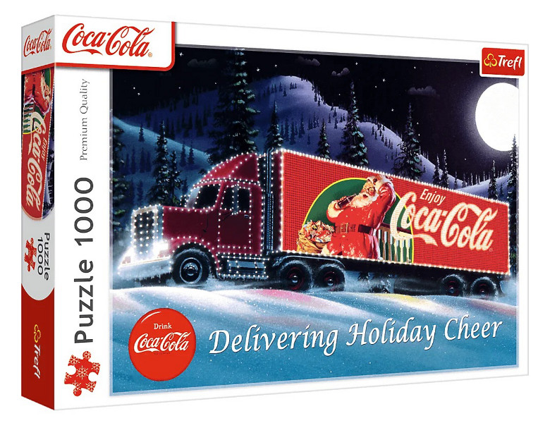 Święta Puzzle 1000 Coca-Cola Świąteczna Ciężarówka