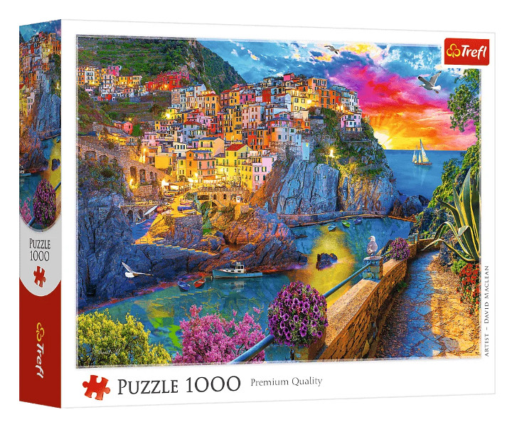 Puzzle 1000 Wieczorny spacer po Cinque Terre