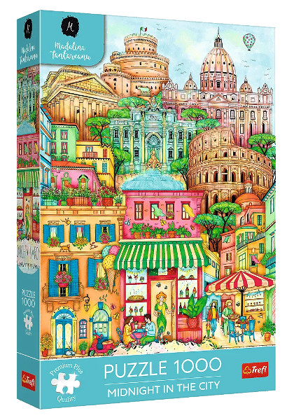 Puzzle 1000 Premium Plus O północy w Rzymie