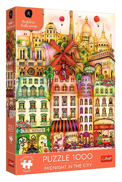 Puzzle 1000 Premium Plus O północy w Paryżu