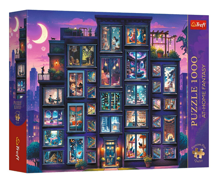 Puzzle 1000 Premium Plus Noc pełna opowieści