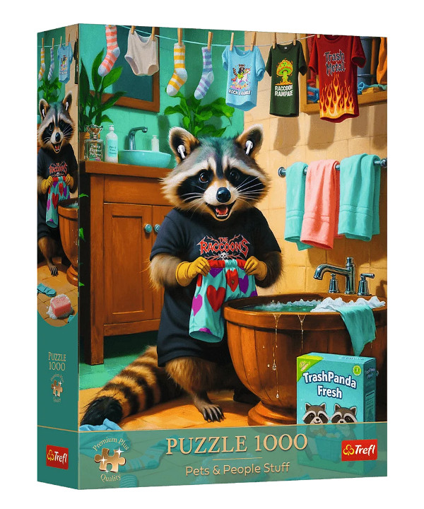Puzzle 1000 Premium Plus Dzień Prania szopa