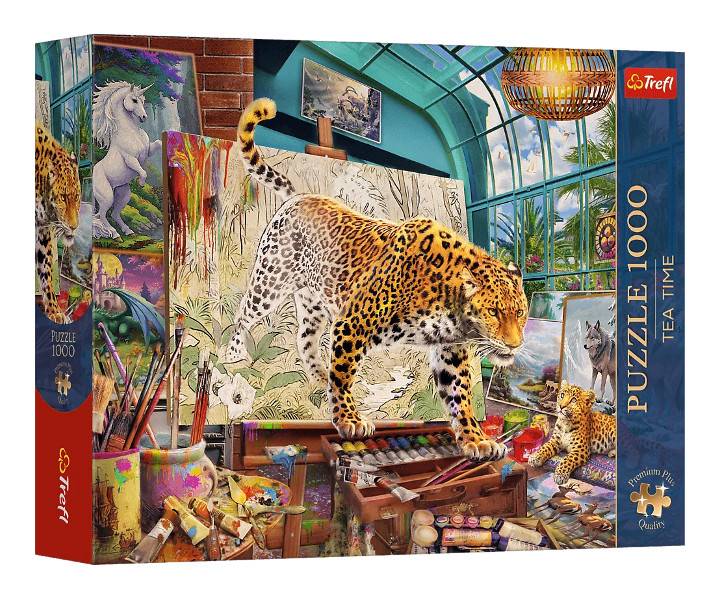 Puzzle 1000 Premium Plus Lamparty w pracowni malarskiej