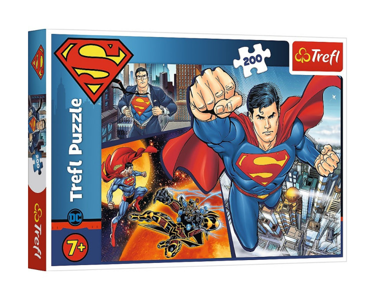 Puzzle 200el Superman bohater