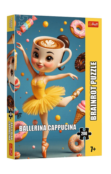 Puzzle 200 BrainRots Ballerina Cappucina