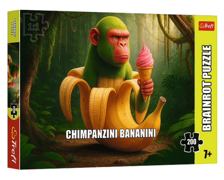 Puzzle 200 BrainRots Chimpanzini Bananini