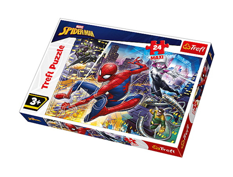 Puzzle 24 maxi.el Nieustraszony Spider Man