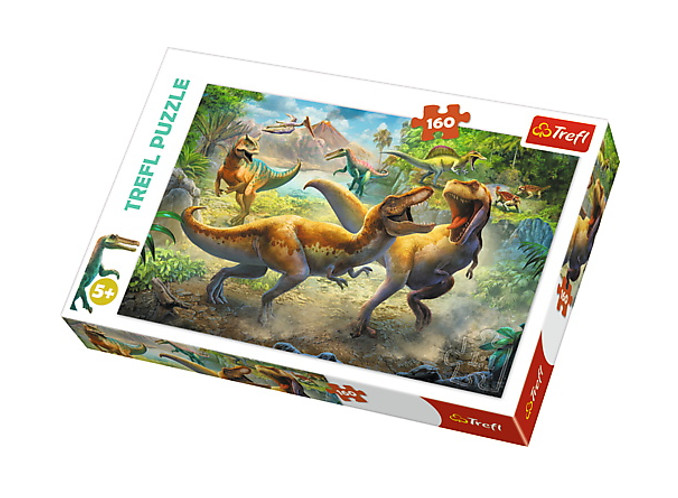 Puzzle 160 Walczace Tyranozaury