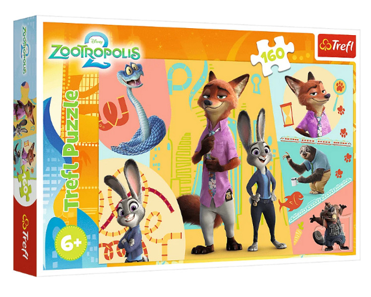 Puzzle 160 Razem w Zootopii