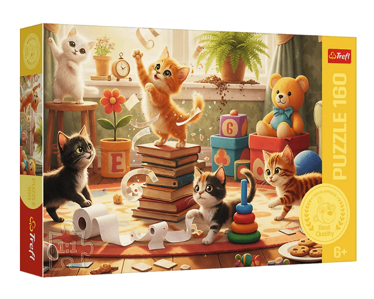 Puzzle 160 Kocie psoty