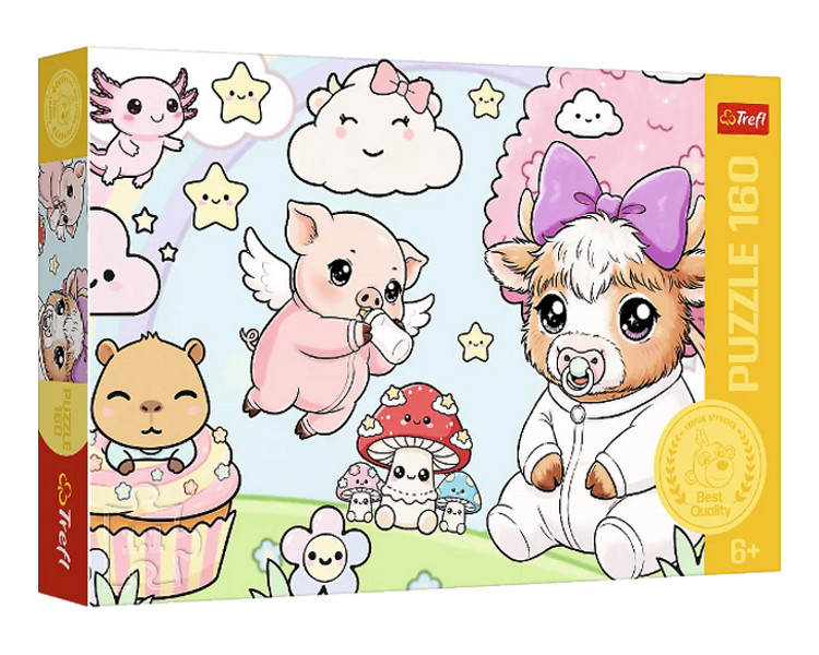Puzzle 160 Zwierzaki maluchy