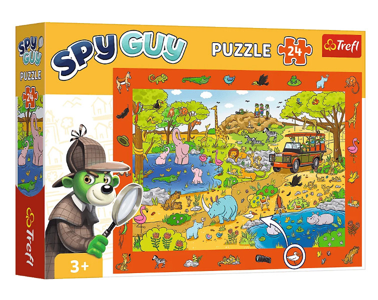 Puzzle 24 Obserwacyjne Spy Guy Safari