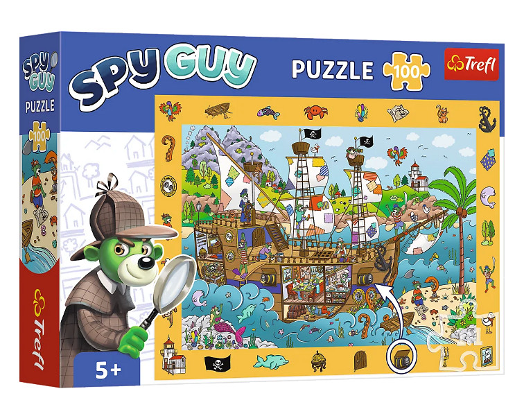 Puzzle 100 Obserwacyjne Spy Guy Statek Piracki