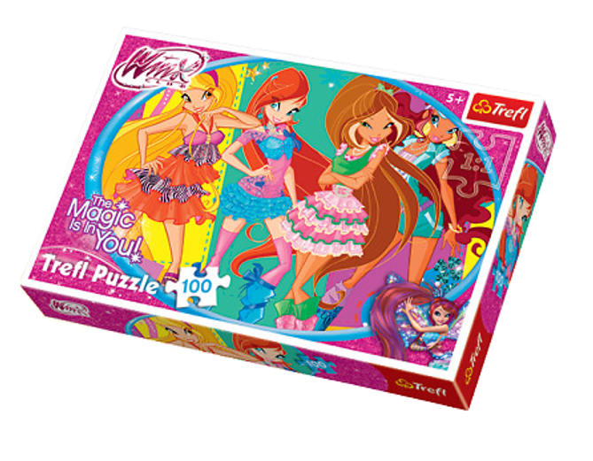 Puzzle 100 el.Przyjaciółki z Winx Club