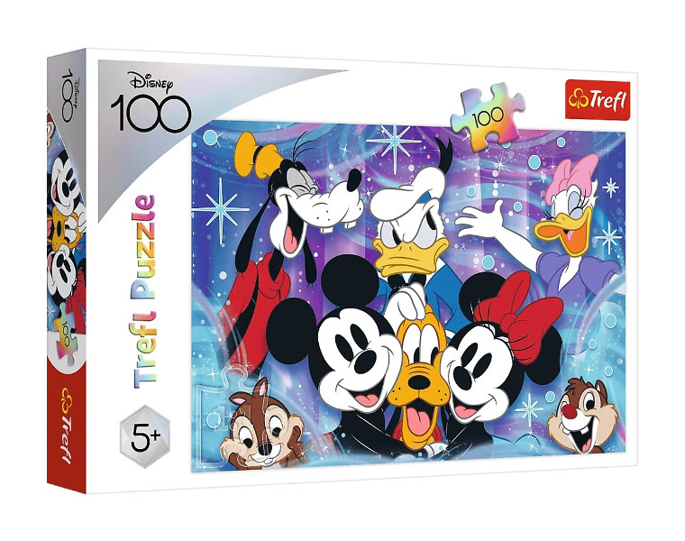 Puzzle 100 W świecie Disney jest wesoło