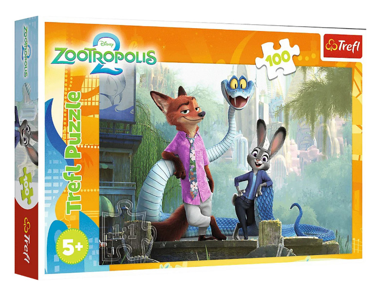 Puzzle 100 Tajemnice Zootopii