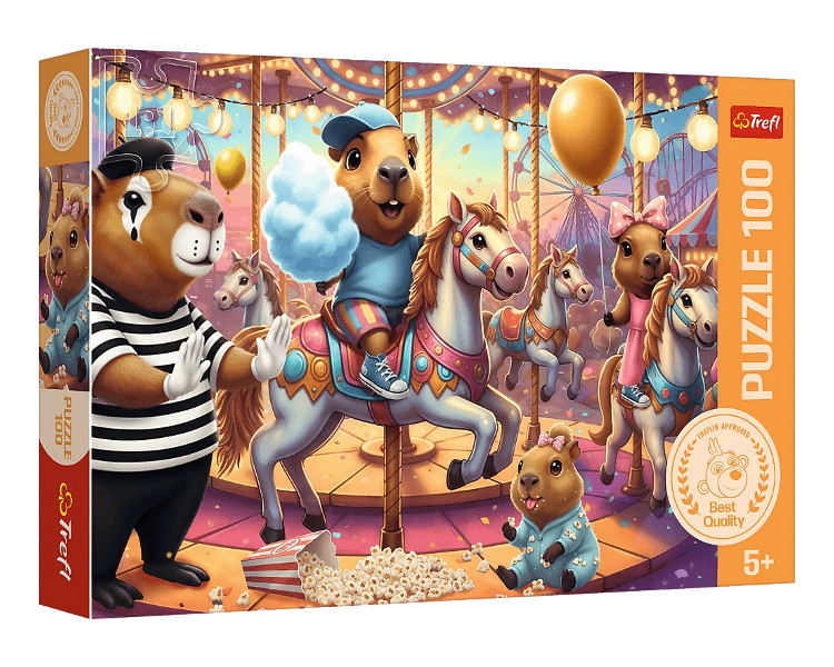 Puzzle 100 Kapibary na wakacjach