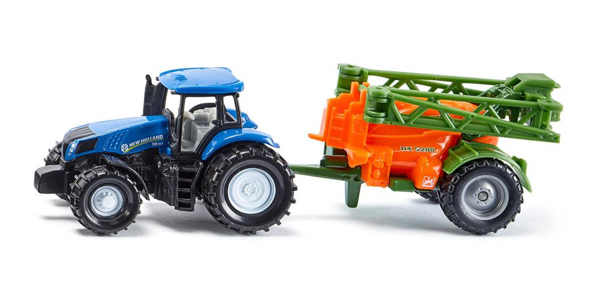 Siku seria 16 traktor ze spryskiwaczem upraw