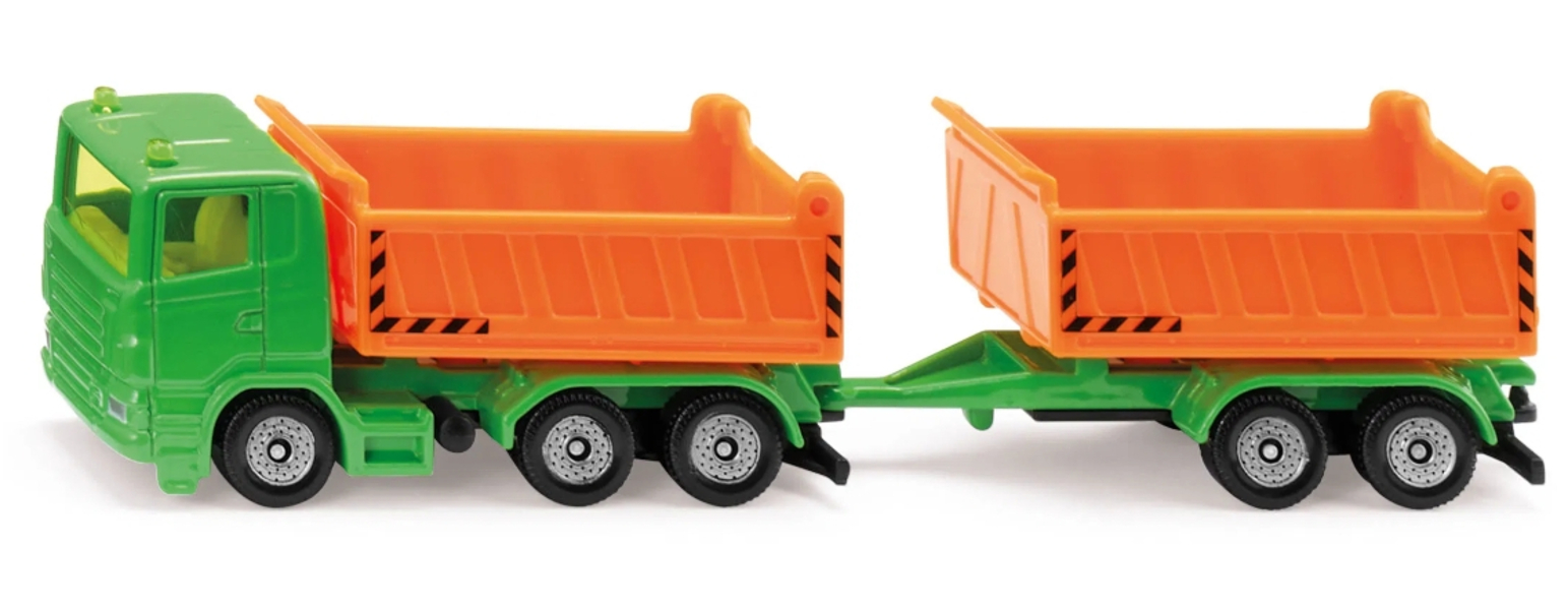 Siku Orange Ciężarówka z przyczepą wywrotka