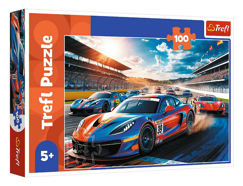 Puzzle 100 Szybka wyścigówka