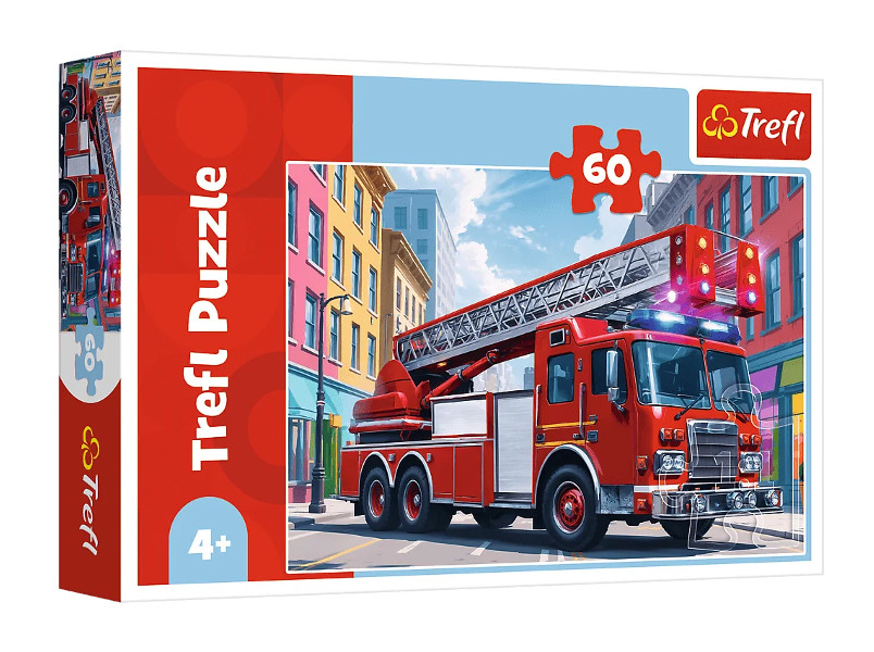 Puzzle 60 Wóz strażacki