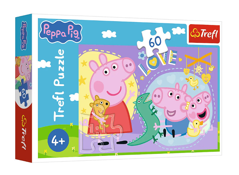 Puzzle 60 Szczęśliwa świnka