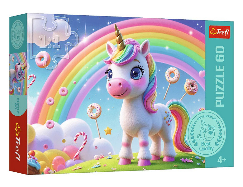 Puzzle 60 Cukierkowy świat