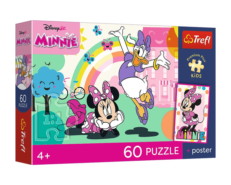 Puzzle 60 Premium Plus Kids Uśmiech Minnie