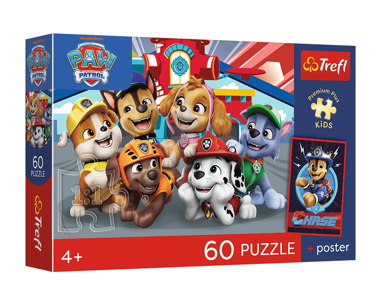 Puzzle 60 Premium Plus Kids Psie popołudnie
