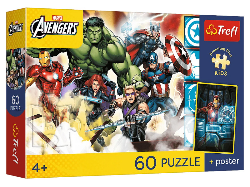 Puzzle 60 Premium Plus Kids Razem silniejsi