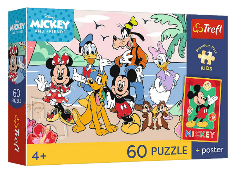 Puzzle 60 Premium Plus Kids Wesoła misja