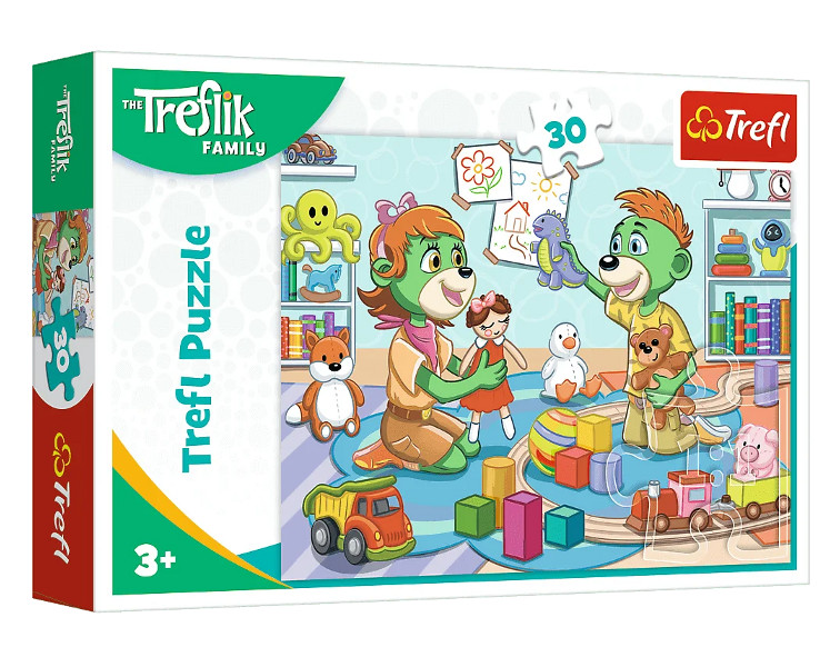Puzzle 30 Radosna Rodzina Treflików