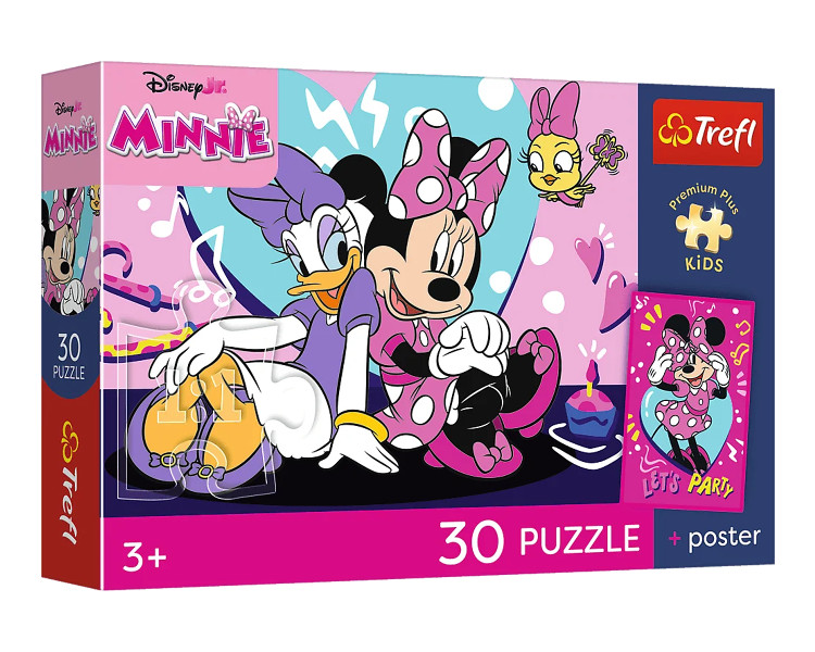 Puzzle 30 Premium Plus Kids Radosna Minnie