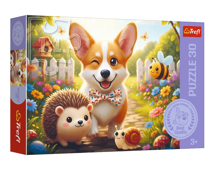 Puzzle 30 Dzień z Corgim