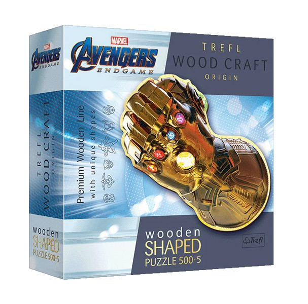 Puzzle drewniane Avengers 505el Rękawica Nieskończoności