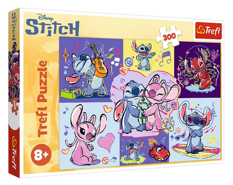 Puzzle 300 Zakręcony Stitch