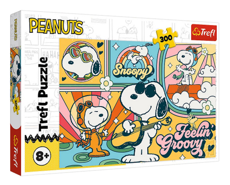 Puzzle 300 Zabawny świat Fistaszków