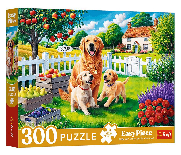 Puzzle 300 EasyPiece Pieski na wsi